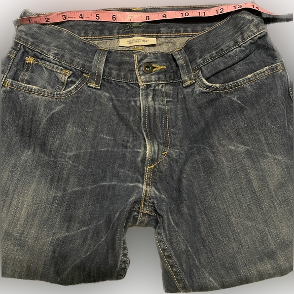 Vintage White Tab Levis 514 Slim Straight Jeans - Picture 4 of 8